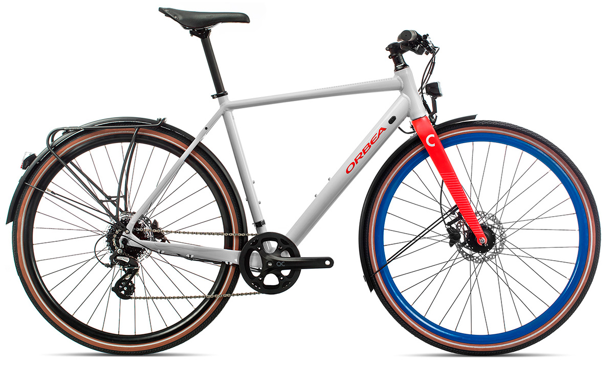Фотографія Велосипед Orbea Carpe 25 розмір L 2020 Біло-червоний